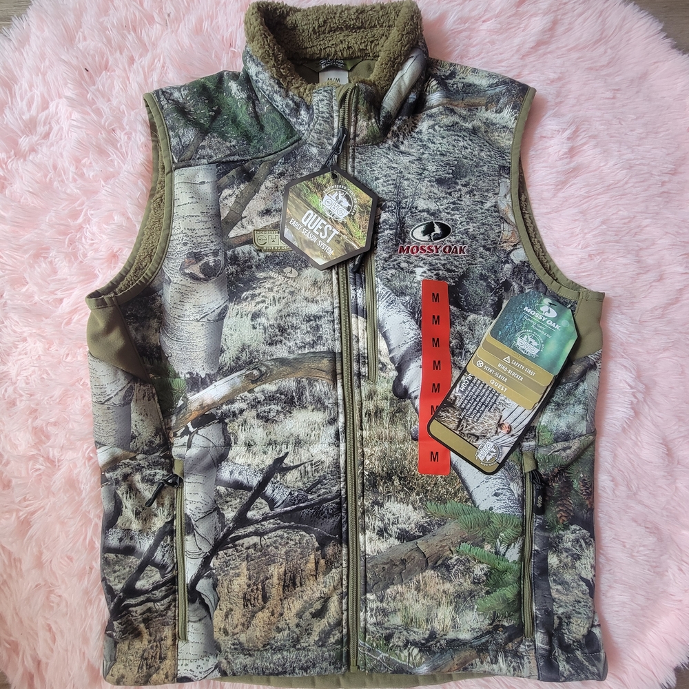 Mossy Oak Camo Vest - Green NWT